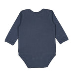 Load image into Gallery viewer, Baby Long Sleeve Jersey Bodysuit - 100% Cotton -- Denim
