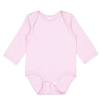 Load image into Gallery viewer, Baby Long Sleeve Jersey Bodysuit - 100% Cotton -- Pink

