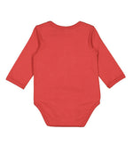 Load image into Gallery viewer, Baby Long Sleeve Jersey Bodysuit - 100% Cotton -- Red
