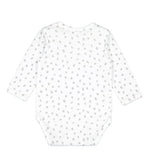 Load image into Gallery viewer, Baby Long Sleeve Jersey Bodysuit - 100% Cotton -- White Spot

