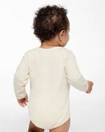 Load image into Gallery viewer, Baby Long Sleeve Jersey Bodysuit - 100% Cotton -- Natural
