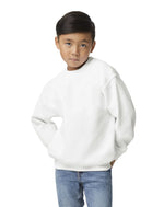 Load image into Gallery viewer, Heavy Blend Crewneck -- Youth Sweatshirt -- White Color
