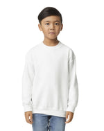 Load image into Gallery viewer, Heavy Blend Crewneck -- Youth Sweatshirt -- White Color
