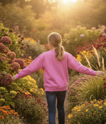 Load image into Gallery viewer, Youth Heavy Blend™ Fleece Crewneck Sweatshirt -- Pink Color
