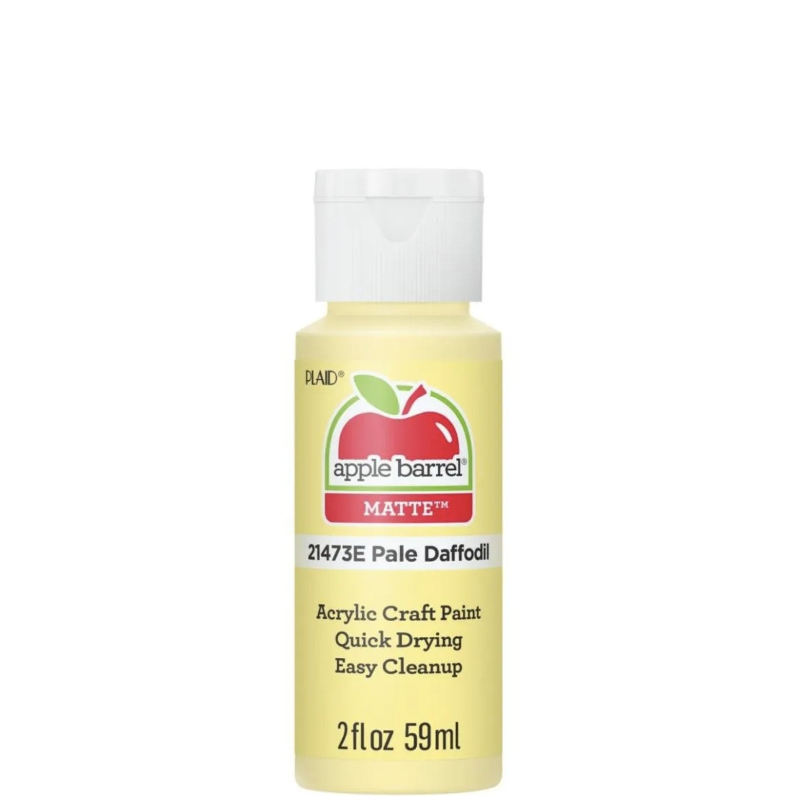 Apple Barrel® Acrylic Paint — Matte — Pale Daffodil Color — 2 oz.