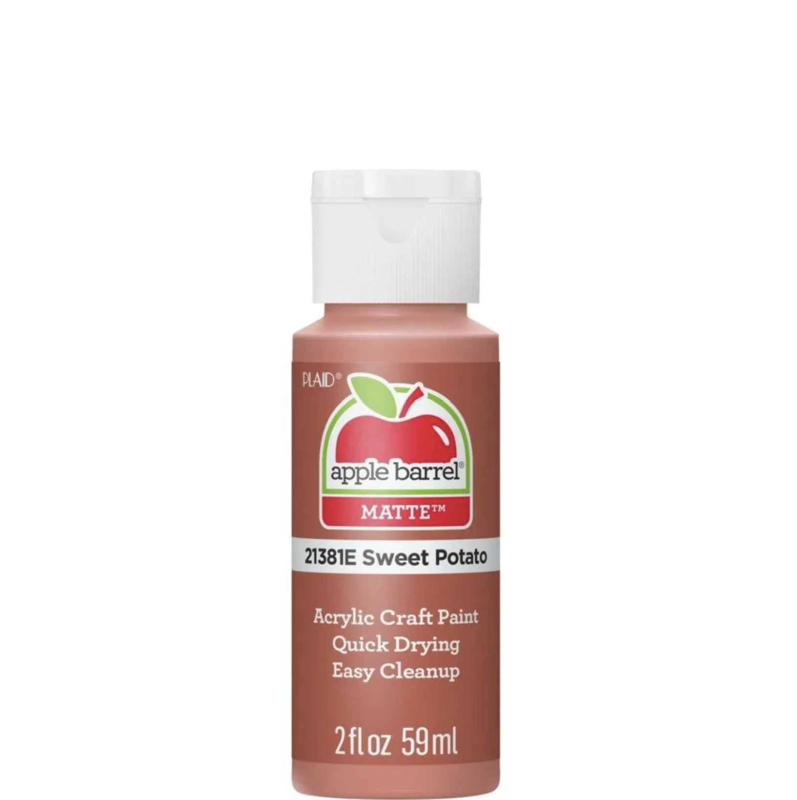 Apple Barrel® Acrylic Paint — Matte — Sweet Potato Color — 2 oz.