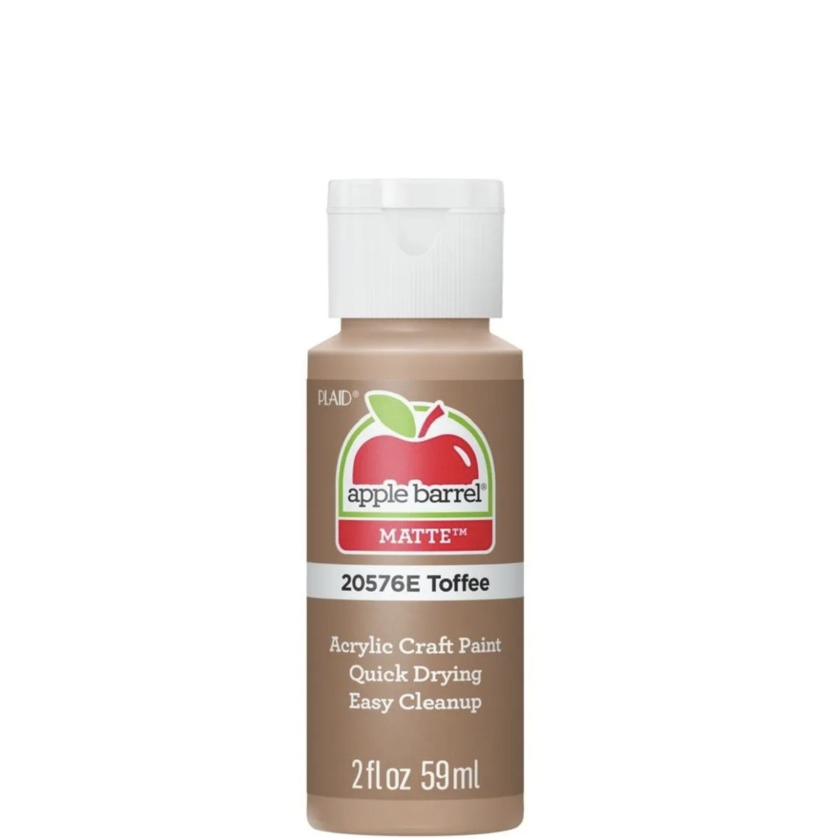 Apple Barrel® Acrylic Paint — Matte — Toffee Color — 2 oz.