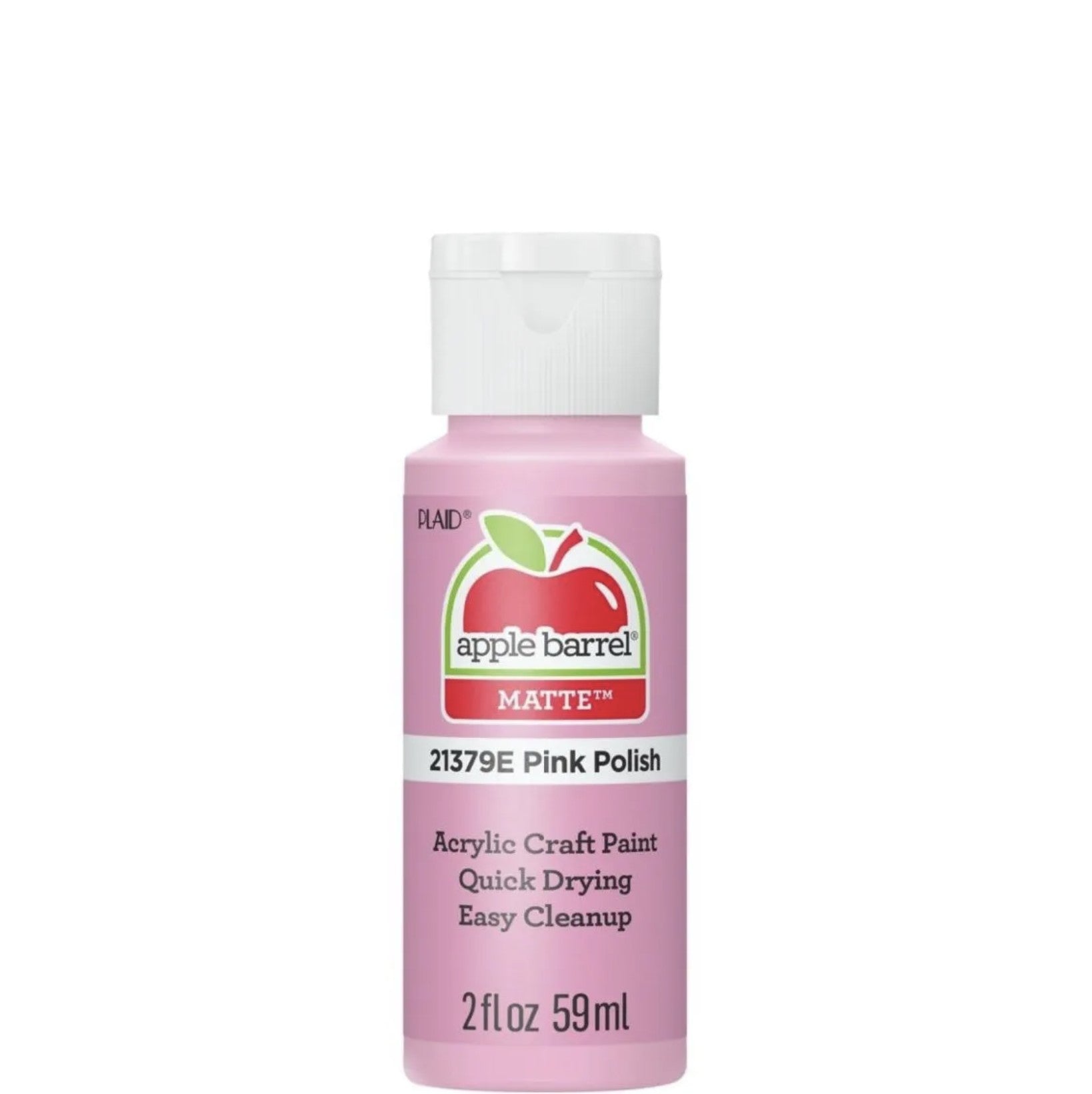 Apple Barrel® Acrylic Paint — Matte — Pink Polish Color — 2 oz.
