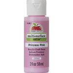 Load image into Gallery viewer, Apple Barrel® Multi-Surface - Satin - Acrylic Paint — Princess Pink Color — 2 oz
