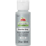 Load image into Gallery viewer, Apple Barrel® Multi-Surface - Satin - Acrylic Paint — Granite Gray Color — 2 oz
