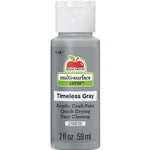 Load image into Gallery viewer, Apple Barrel® Multi-Surface - Satin - Acrylic Paint — Timeless Gray Color — 2 oz
