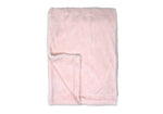 Load image into Gallery viewer, Sculpted Fleece (Pink Hearts) Baby Blanket  --- 30 x 40 in --- Pink Color
