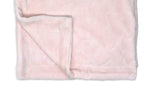 Load image into Gallery viewer, Sculpted Fleece (Pink Hearts) Baby Blanket  --- 30 x 40 in --- Pink Color
