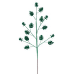 Load image into Gallery viewer, 24" -- Artificial Pinecone Glitter Spray — 6 per Bag — Various Colors -- by Vickerman®
