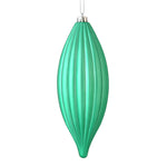 Load image into Gallery viewer, 8" -- Matte &amp; Shiny - Drilled Line Finial Christmas Ornaments — Various Colors -- 4 Pack by Vickerman®
