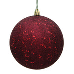 Load image into Gallery viewer, Burgundy --- Sequin Finish - Ball Ornament -- Various Sizes by Vickerman®
