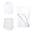 Load image into Gallery viewer, Embroidery Blank Set with Scallop Trim, Polyester Cotton Blend, White Color
