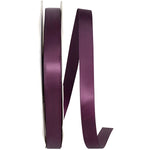 Load image into Gallery viewer, Florist Basics -- Double Face Satin Ribbon --- Bridal Collection  --- Shadow Purple Color --- Various Sizes
