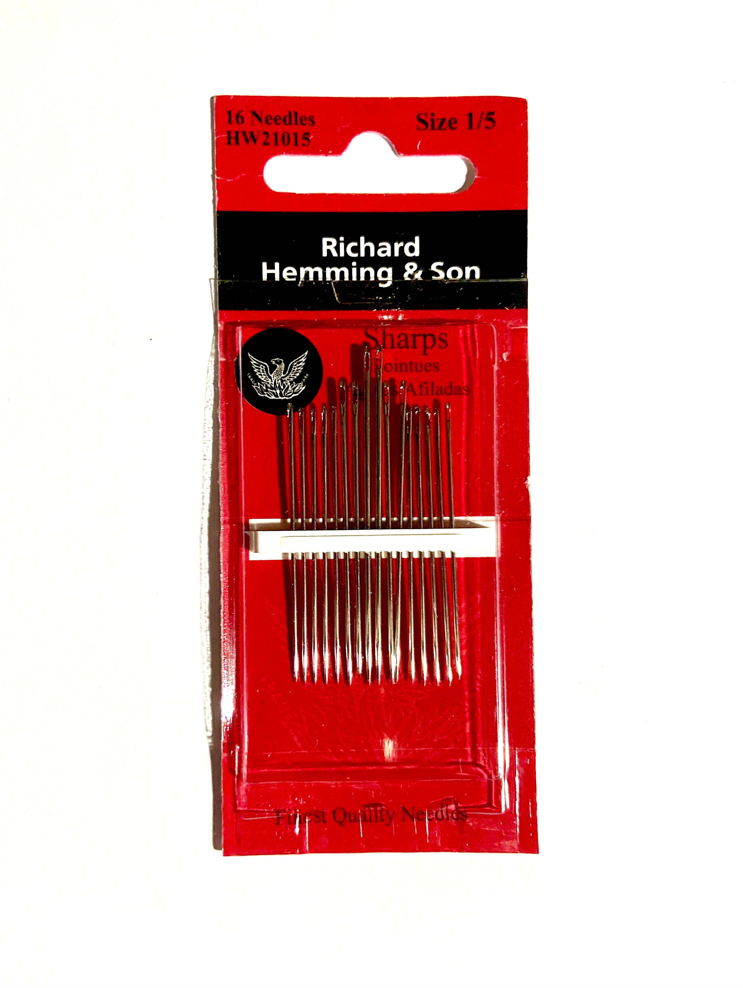 Sharps / General Sewing --- Hand Sewing Needles, Various Sizes by Richard Hemming & Son®