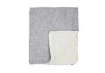 Load image into Gallery viewer, Sherpa Baby Blanket -- 30 x 36 in - Heather Grey Color
