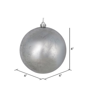 Silver --- Foil Finish Ball Ornament -- Various Sizes by Vickerman®