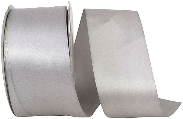 Silver 2nd Ribbon Double Face Satin Ribbon -- Silver Color --- Various Sizes – Blanks for ...