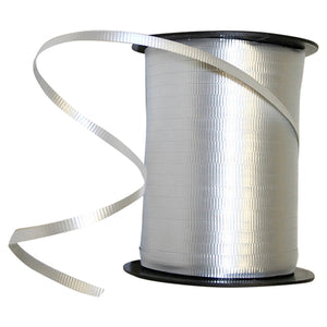 Curling Ribbon --- 3/16 in x 500 yards --- Silver Color