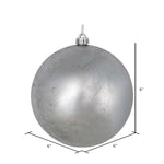 Load image into Gallery viewer, Silver --- Foil Finish Ball Ornament -- Various Sizes by Vickerman®
