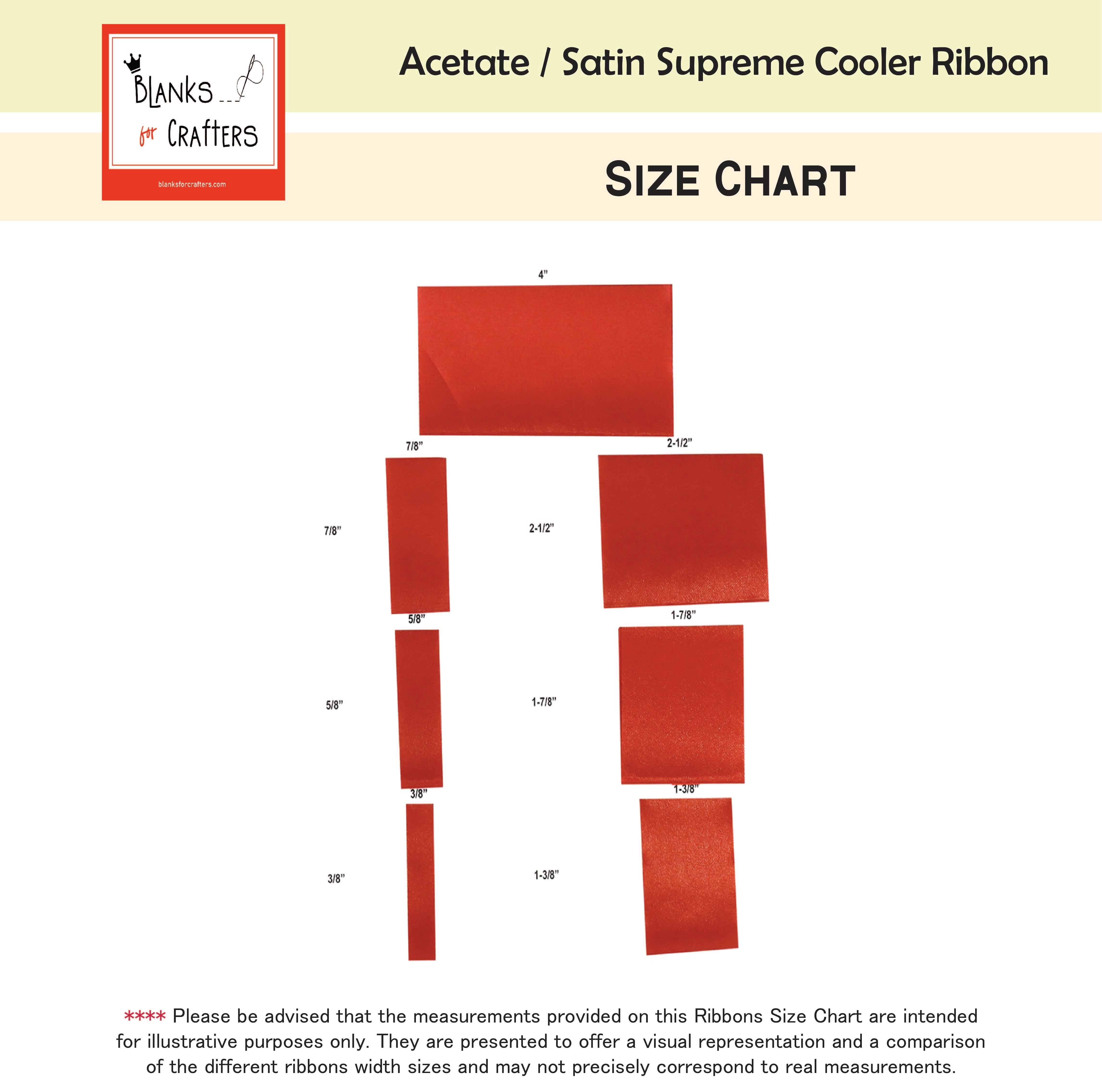 Florist Basics -- Acetate / Satin Supreme Cooler Ribbon -- Azalea Color --- Various Sizes