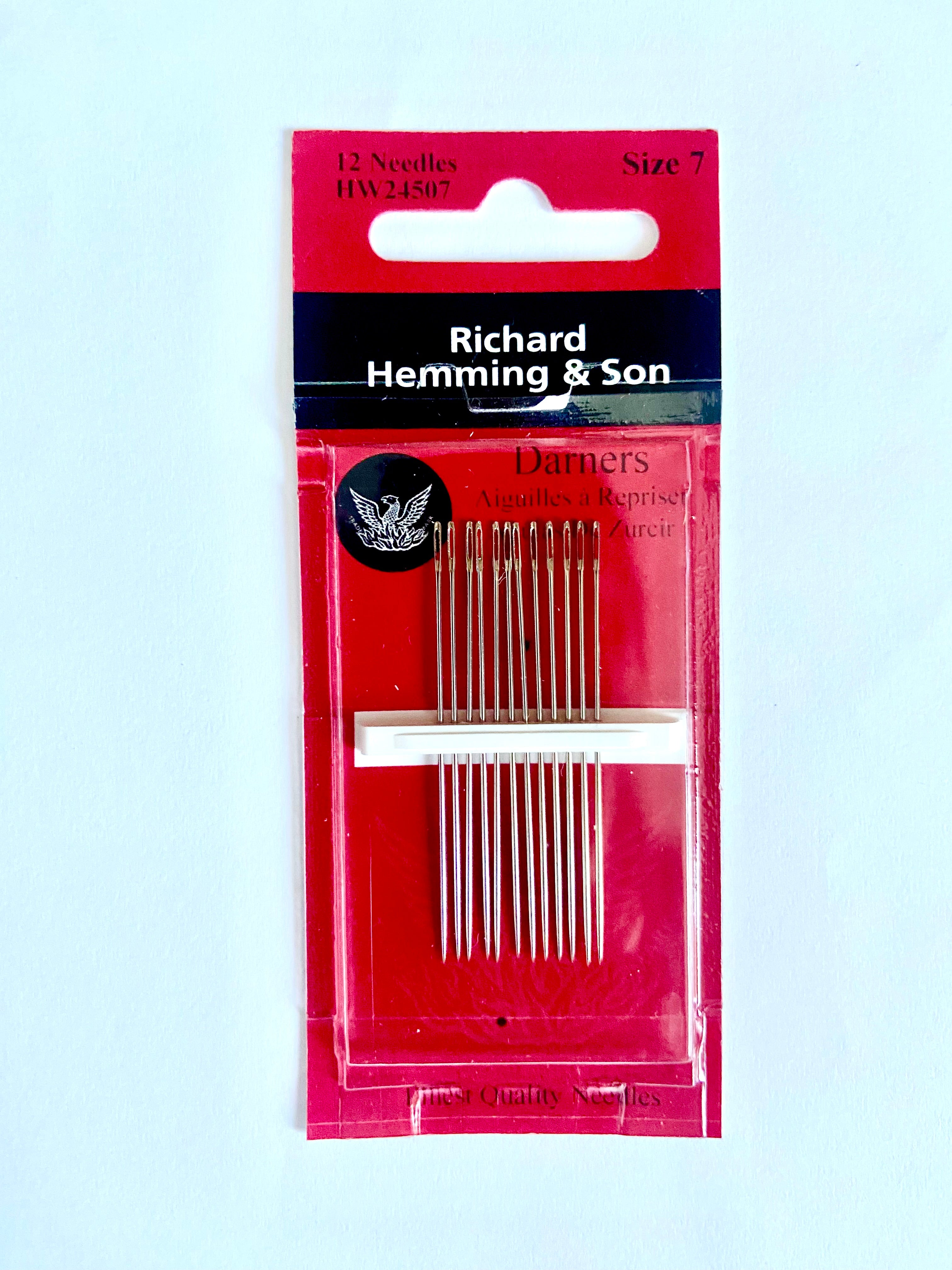 Colonial Needle 12 Count Richard Hemming Darners Needle, Size 7
