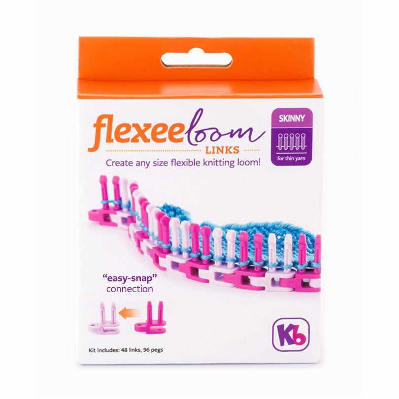 (Skinny) Flexee Loom Links (for Thin Yarn) by Authentic Knitting Board®