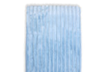 Load image into Gallery viewer, Striped Plush Baby Blanket, 30 x 40 in, Blue Color
