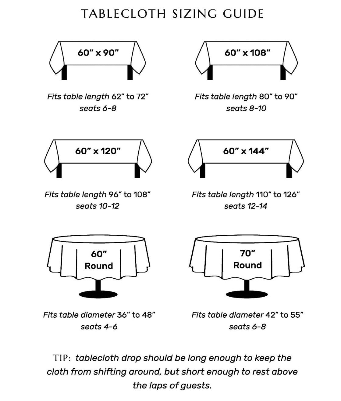 Hemstitched Table Linens (Soft Grey Color)