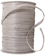 Load image into Gallery viewer, Premium - Matte Finish Raffia Ribbon --- 1/4in x 100 yards ---  Taupe Color
