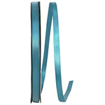 Load image into Gallery viewer, Double Face Satin Ribbon -- Teal Color --- Various Sizes
