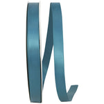 Load image into Gallery viewer, Double Face Satin Ribbon -- Teal Color --- Various Sizes
