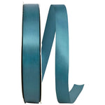 Load image into Gallery viewer, Double Face Satin Ribbon -- Teal Color --- Various Sizes
