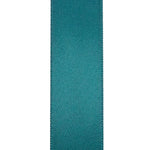 Load image into Gallery viewer, Double Face Satin Ribbon -- Teal Color --- Various Sizes
