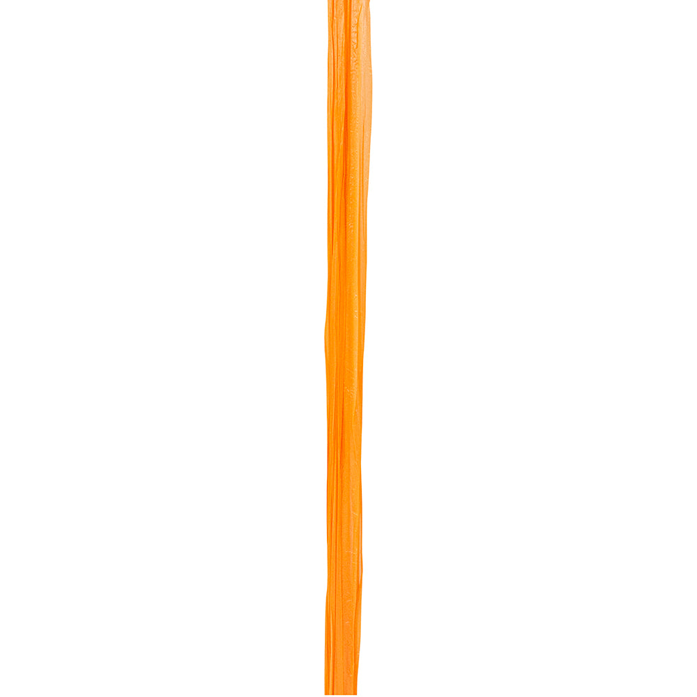 Premium - Matte Finish Raffia Ribbon --- 1/4in x 100 yards --- Tropical Orange Color