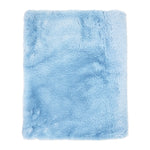 Load image into Gallery viewer, Two-Layer Luxury Faux Fur Plush Baby Blanket --- 30 x 36 in --- Blue Color
