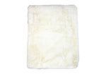 Load image into Gallery viewer, Two-Layer Luxury Faux Fur Plush Baby Blanket --- 30 x 36 in --- Ivory Color
