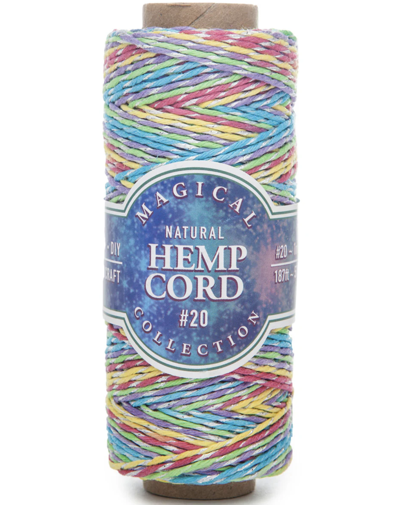 #20 -- (1 mm) -- Magical Collection: Fairy, Mermaid & Unicorn Hemp Cord Spools  by Hemptique®