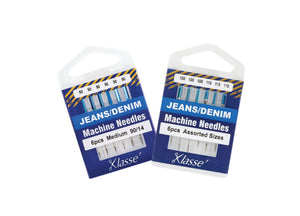 Home Sewing Machine (Jeans - Denim) Needles (130/705 H SUK.) -- Various Sizes by KLASSÉ®