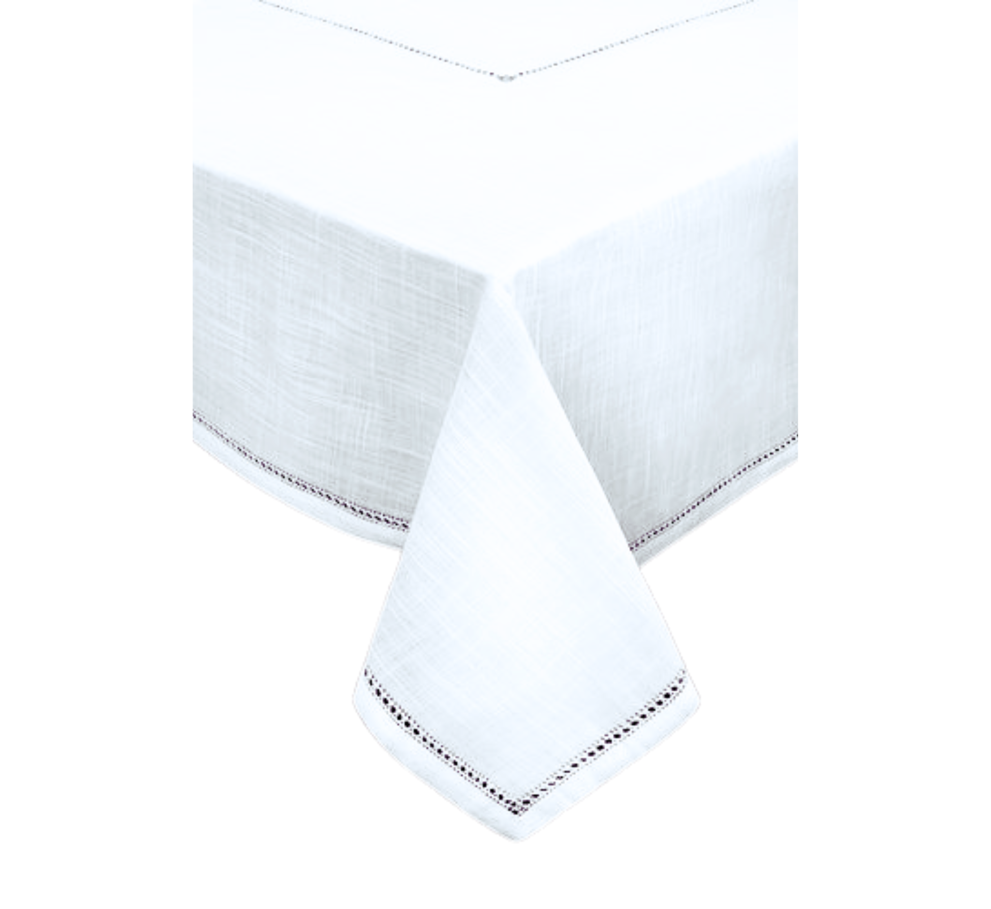 Classic Gilucci Tablecloths --- 55% Linen / 45% Cotton --- White Color --- Various Sizes