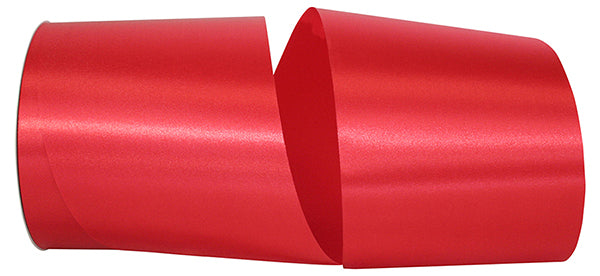 Florist Basics -- Acetate / Satin Supreme Cooler Ribbon -- Red Valeria Color --- Various Sizes