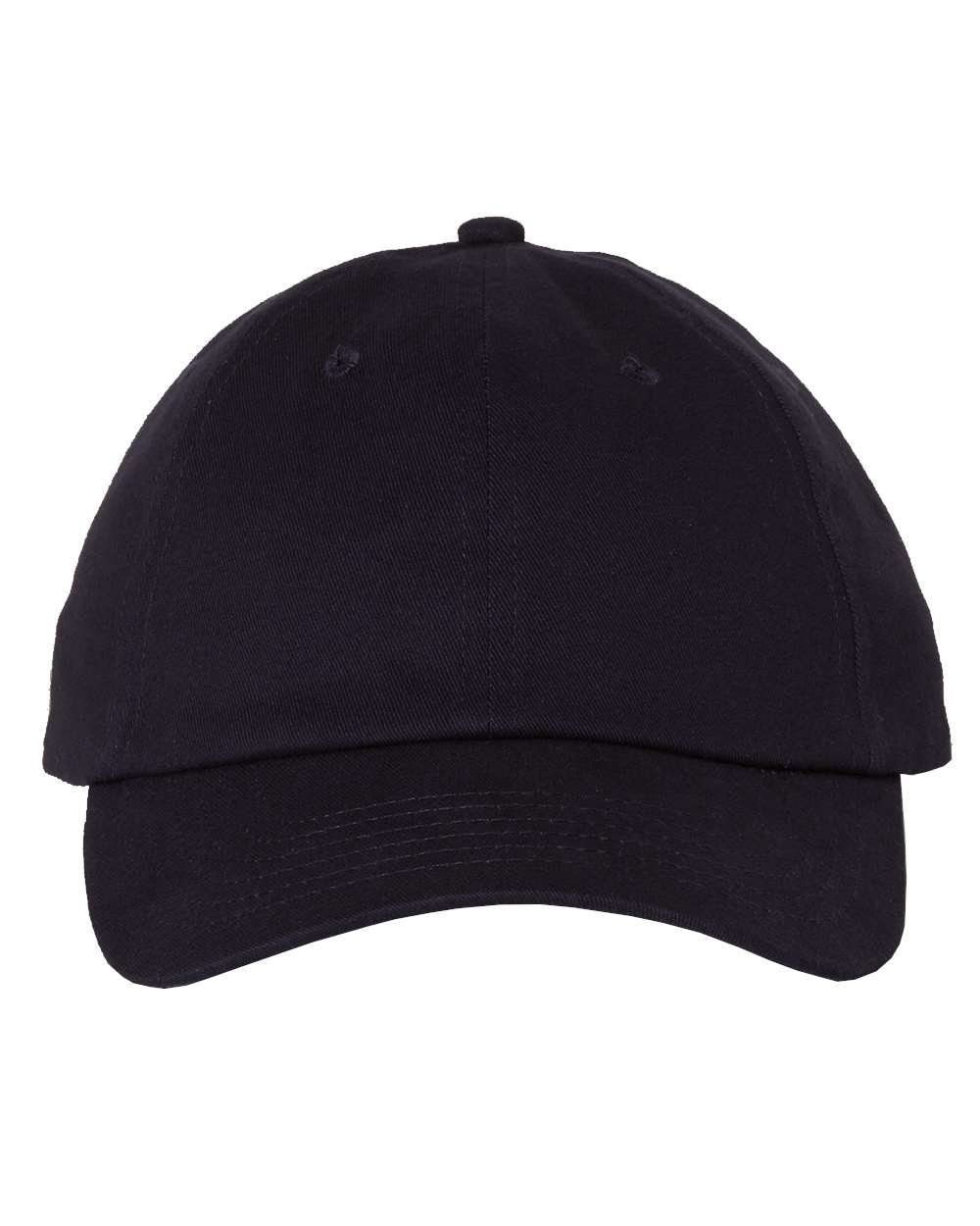 Adult Brushed Twill Cap, Navy