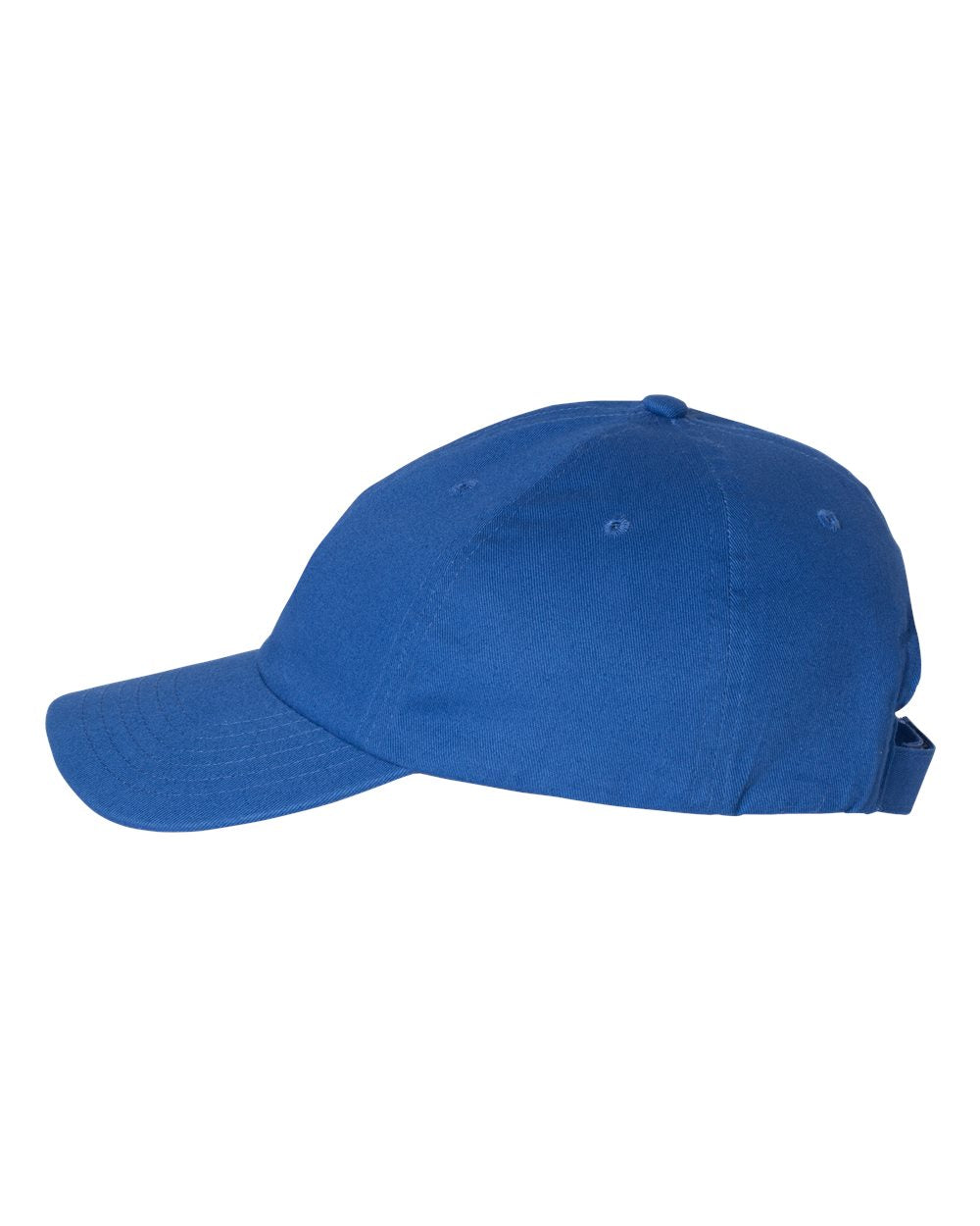 Adult Brushed Twill Cap, Royal