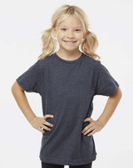 Load image into Gallery viewer, Youth Cotton Fine Jersey T-Shirt -- Vintage True Navy
