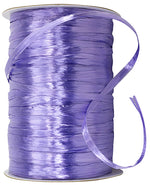 Load image into Gallery viewer, Premium - Pearl Finish Raffia Ribbon --- 1/4in x 100 yards --- Violet Color
