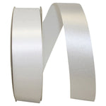 Load image into Gallery viewer, Florist Basics -- Acetate / Satin Supreme Cooler Ribbon -- White Color --- Various Sizes
